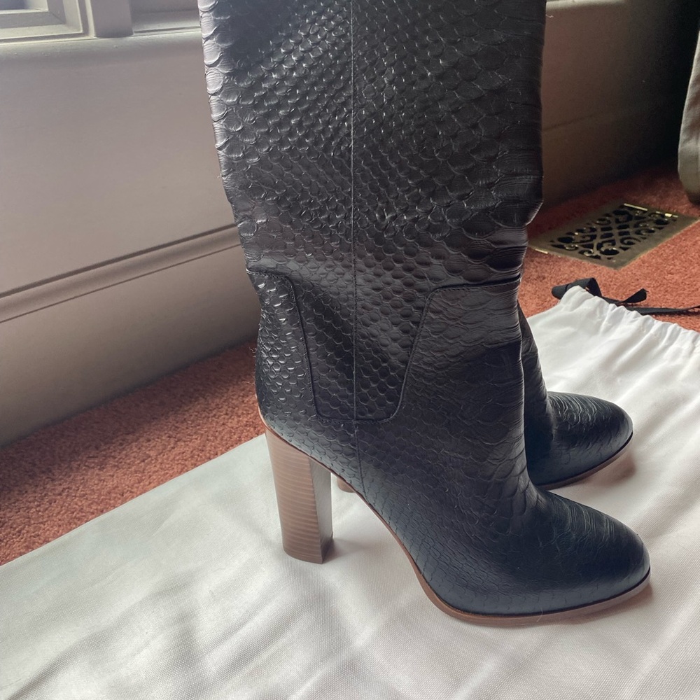 Vince Dempsey Python Leather Boot Otk - image 5